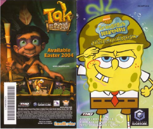 Handleiding Nintendo GameCube SpongeBob SquarePants - Battle for Bikini Bottom