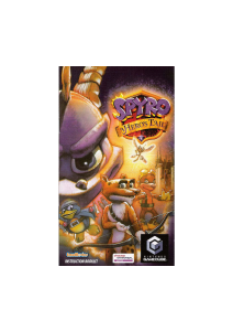 Handleiding Nintendo GameCube Spyro - A Heros Tail