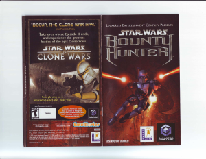 Manual Nintendo GameCube Star Wars - Bounty Hunter