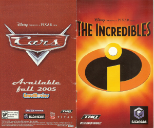 Manual Nintendo GameCube The Incredibles