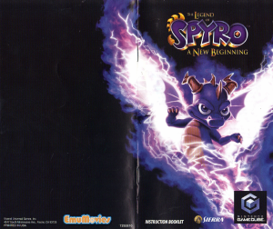 Manual Nintendo GameCube The Legend of Spyro - A New Beginning