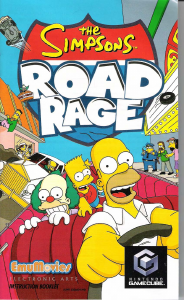 Manual Nintendo GameCube The Simpsons - Road Rage