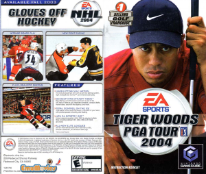 Manual Nintendo GameCube Tiger Woods PGA Tour 2004