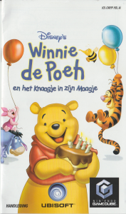 Manual Nintendo GameCube Winnie de Poeh en het Knaagje in zijn Maagje