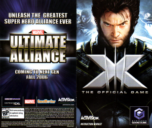 Handleiding Nintendo GameCube X-Men - The Official Game