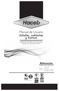Manual de uso Haceb Assento F 60 ELEC 220 Horno
