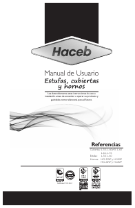 Manual de uso Haceb Assento F 60 ELEC NE 120 Horno