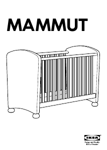 Kullanım kılavuzu IKEA MAMMUT Bebek karyolası