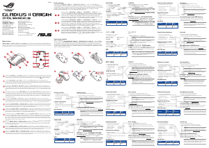 Manual Asus ROG Gladius II Origin Mouse