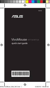 사용 설명서 에이수스 WT710 VivoMouse 마우스