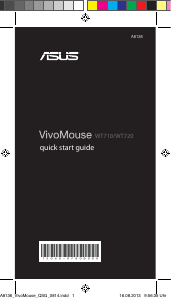 Manual Asus WT720 VivoMouse Mouse