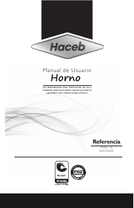 Manual de uso Haceb Assento F 60-36 ELEC 120V Horno