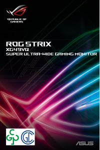 说明书 华硕 ROG Strix XG49VQ 液晶显示器