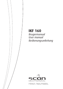 Handleiding Scandomestic IKF 160 Kookplaat