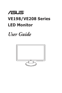 Manual Asus VE198TL LCD Monitor