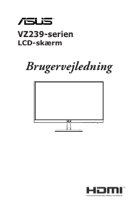 Brugsanvisning Asus VZ239H-W LCD-skærm