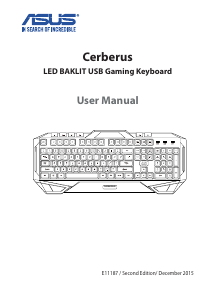 Manual Asus Cerberus Keyboard