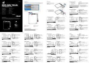 Manuál Asus ROG Balteus Klávesnice