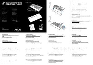 Посібник Asus ROG Strix Flare Клавіатура