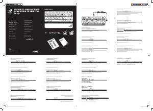 Brugsanvisning Asus ROG Strix Scope TKL Deluxe Tastatur