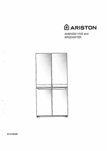 Handleiding Ariston ARQ24351SX Koel-vries combinatie