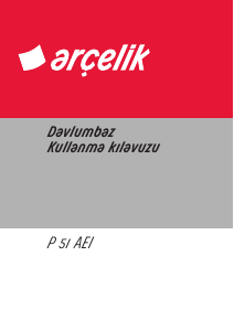 Kullanım kılavuzu Arçelik P 51 AEI Davlumbaz