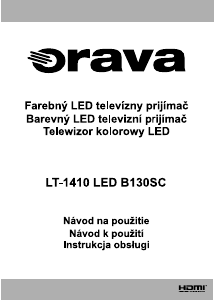 Instrukcja Orava LT-1410 LED B130SC Telewizor LED