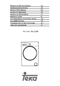 Manual Teka TKL 1278T Máquina de lavar roupa