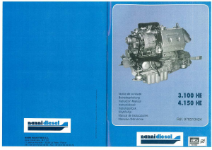 Manual de uso Nanni 4.150HE Motor de barco