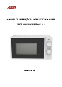 Manual MEI MW 1827 Microwave