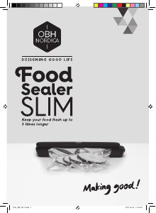 Manual OBH Nordica 7942 Slim Vacuum Sealer