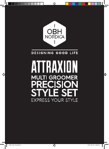 Manual OBH Nordica 5595 Precision Style Set Hair Clipper