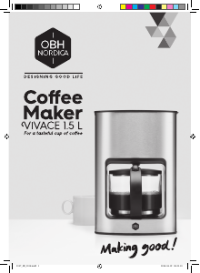 Bruksanvisning OBH Nordica 2327 Vivace Kaffebryggare