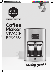 Bruksanvisning OBH Nordica 2326 Vivace Tempo Kaffemaskin