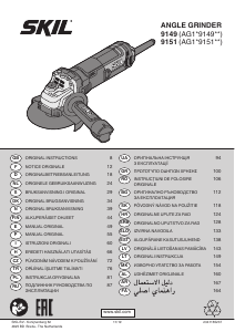 Manuale Skil 9151 GB Smerigliatrice angolare