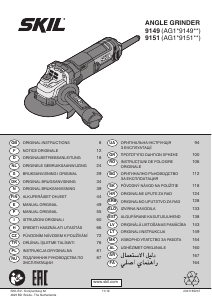 Manual de uso Skil 9149 GA Amoladora angular