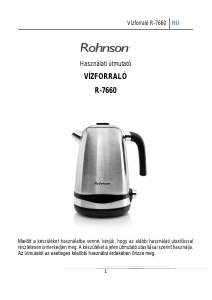 Használati útmutató Rohnson R-7660 Vízforraló