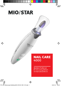 Bedienungsanleitung Mio Star Nail Care 4000 Maniküre-pediküre set