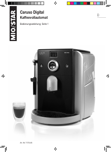 Bedienungsanleitung Mio Star Caruso Digital Kaffeemaschine