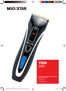 Mode d’emploi Mio Star Trim 200 Tondeuse