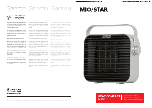 Manuale Mio Star Heat Compact 1200 Termoventilatore