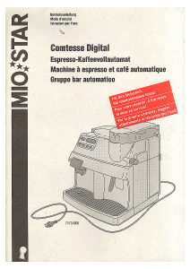 Bedienungsanleitung Mio Star Comtesse Digital Espressomaschine