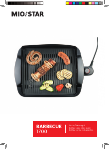 Manuale Mio Star Barbecue 1700 Griglia da tavolo