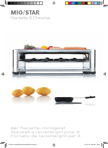 Manuale Mio Star 8 Chroma Raclette grill