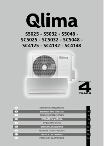Manual de uso Qlima SC 5025 Aire acondicionado