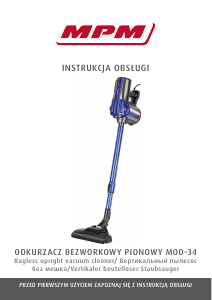 Instrukcja MPM MOD-34 Odkurzacz