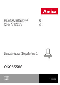 Manual Amica OKC6558S Q-Type Cooker Hood