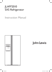 Manual John Lewis JLAFF2010 Fridge-Freezer