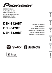 Manuale Pioneer DEH-S42BT Autoradio