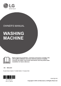 Manual LG F4J610WS Washing Machine
